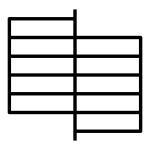 Stairs Plan View SVG Icon